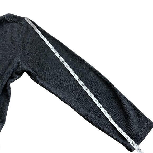 Eddie Bauer Mock Neck Sweatshirt Mens XL Tall Gray Quarter Zip Pullover - Picture 7 of 7